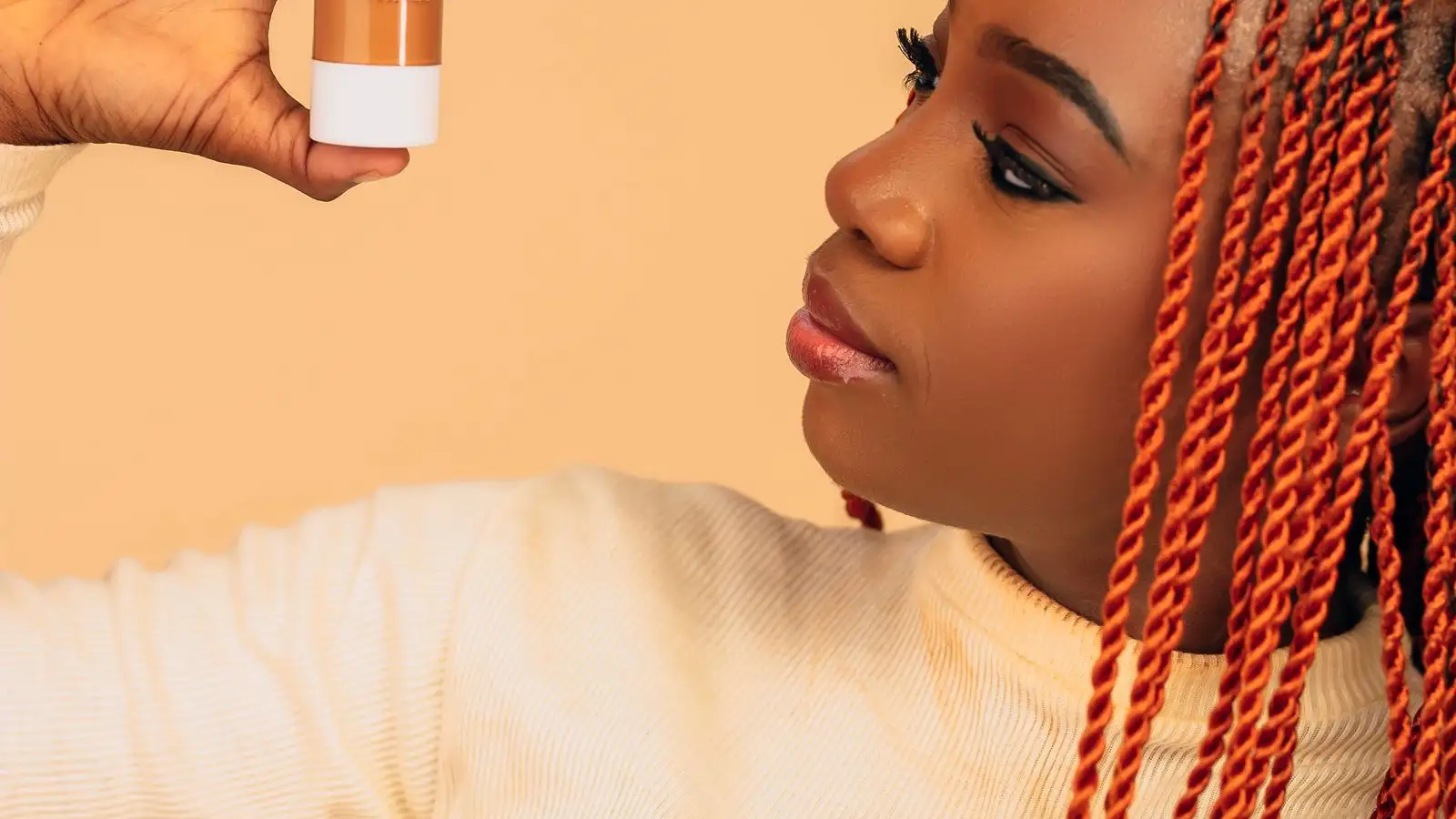 Liquid Cream Stick or Serum Foundation on Mature Deep Skin
